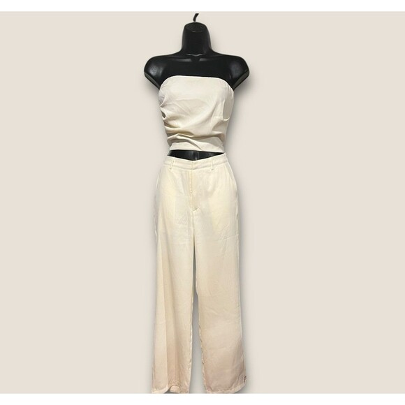 SNDY Roma Top & Pant Set Ivory XS - Picture 4 of 12